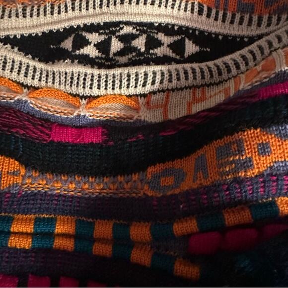 Vintage COOGI Australia Cardigan Sweater VTG Knit 100% Pure Wool Funky Unique XL - Picture 12 of 16